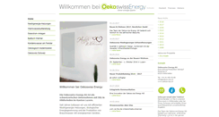 Desktop Screenshot of oekoswiss.ch
